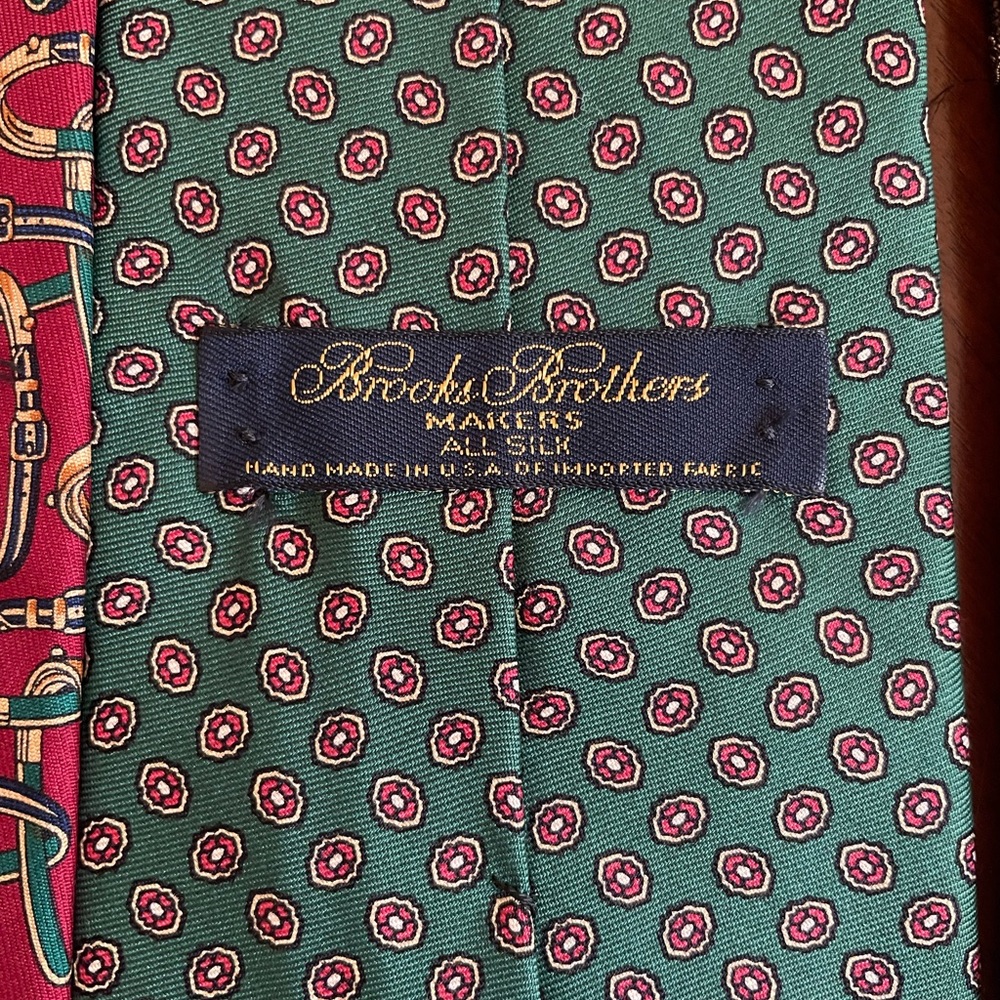 Set of 3! Brooks Brothers 100% Silk Ties - Picture 4 of 6